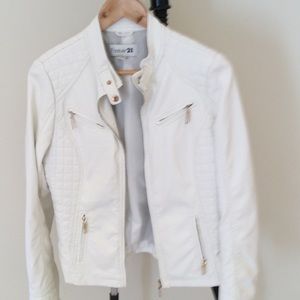 Forever 21 leather style jacket