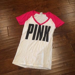 PINK Henley & Pink UA Hoodie