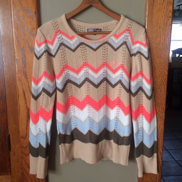 Vintage Volcom Stone crew sweater size Large