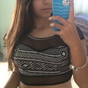 NWOT Joyce Leslie crop top