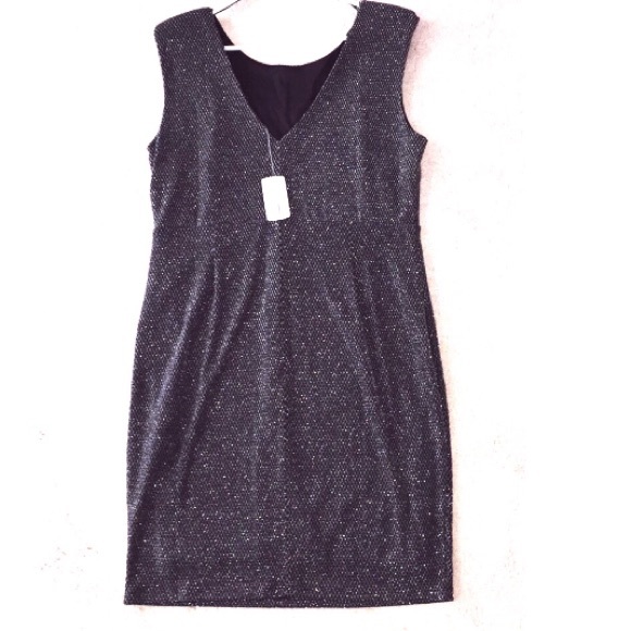 Sparkly black and silver dress