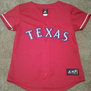 Texas ranger womans jersey