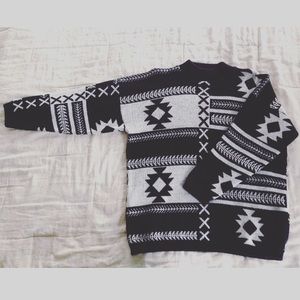 Vintage Aztec Oversize Sweater