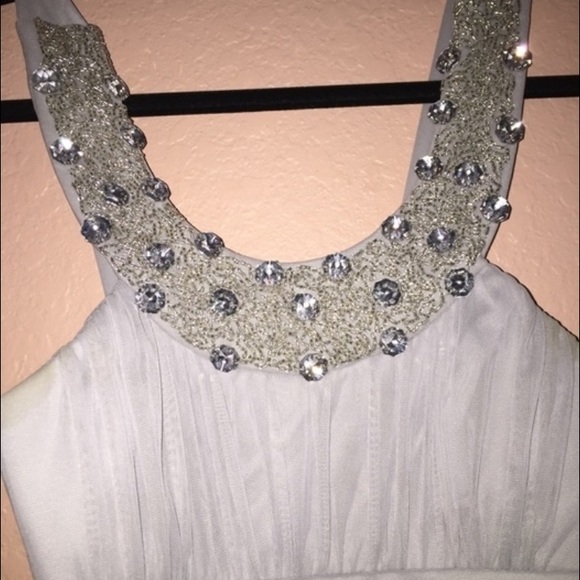 Long Gray flowy dress