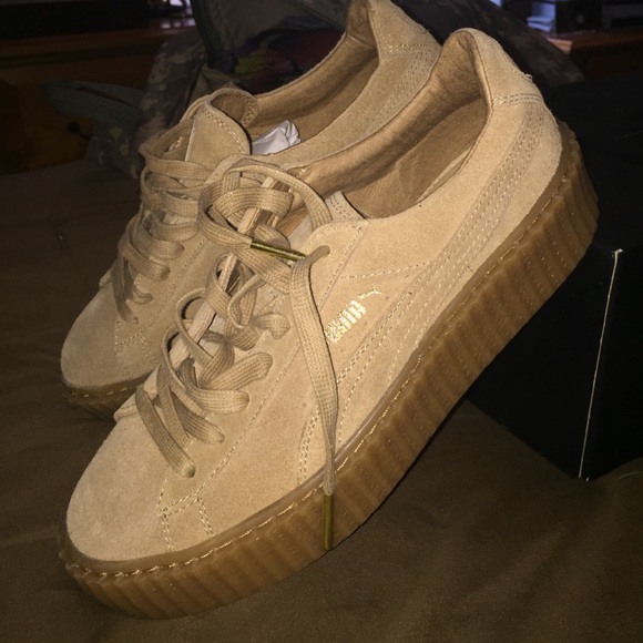 puma creepers cream