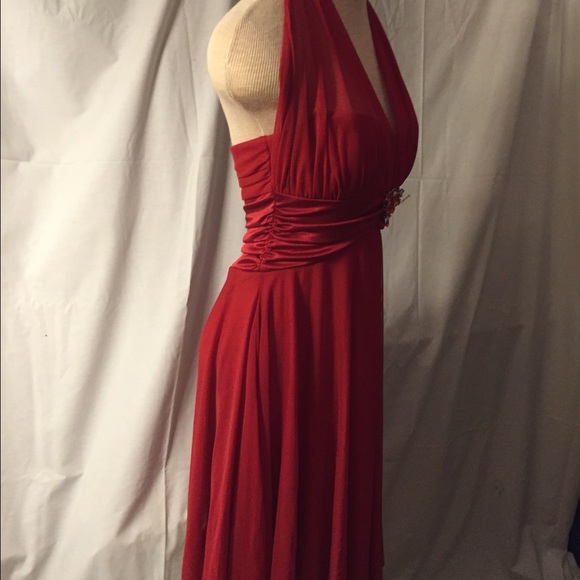 💥2️⃣for1️⃣5️⃣🎉💃🎉HP 🎉Red chiffon party dress - Picture 3 of 5