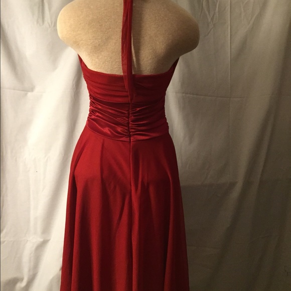 💥2️⃣for1️⃣5️⃣🎉💃🎉HP 🎉Red chiffon party dress - Picture 4 of 5