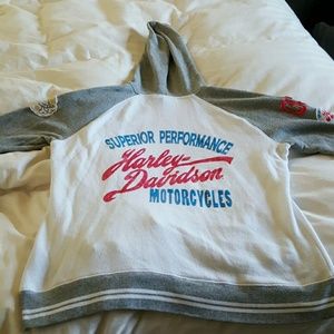 ??HARLEY DAVIDSON ZIP UP HOODIE