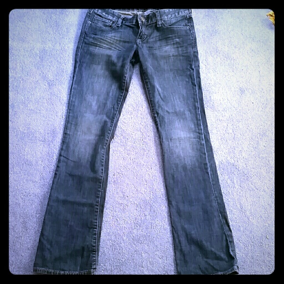 Express Zelda Barely Boot cut denim jeans