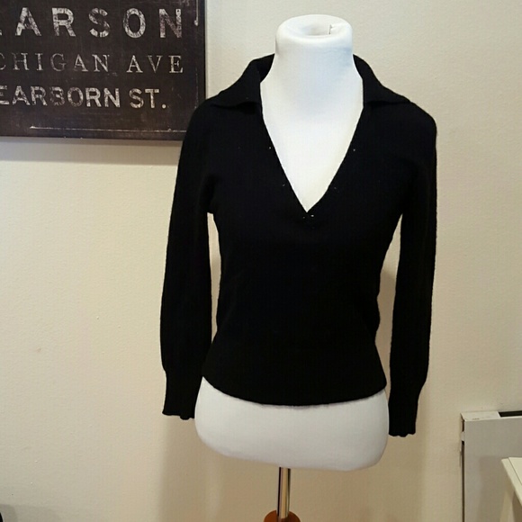 SALE! Cashmere Guess black sweater
