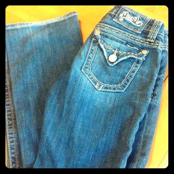 💎👖Miss Me size 26 Boot Cut Distressed👖💎