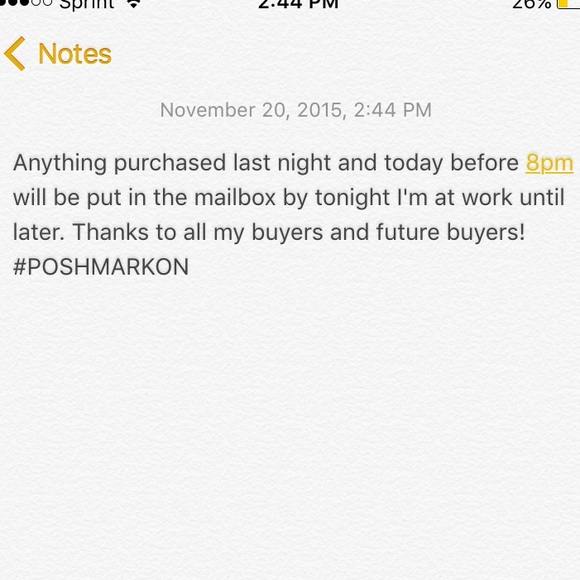 #POSHMARKON