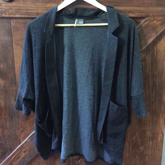 Urban Outfitters cardigan with chiffon trim. s