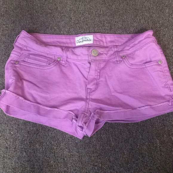 Purple shorts