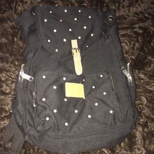 Vs PINK black rhinestone backpack