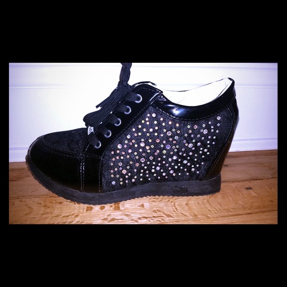 Brand new rhinestone sneaker wedge - Picture 1 of 4