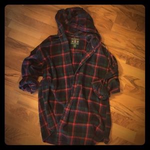 Abercrombie and Fitch Hooded Flannel