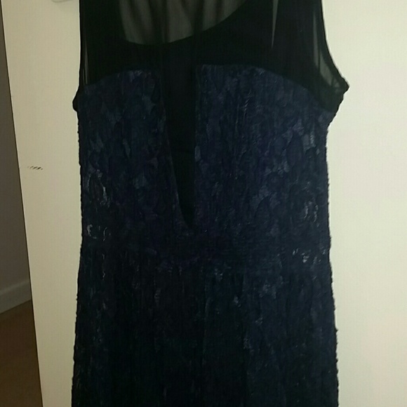 BLUE LACE MINI DRESS!!!
