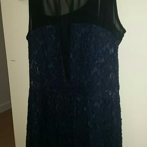 BLUE LACE MINI DRESS!!!