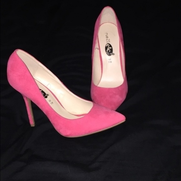 Pink heels