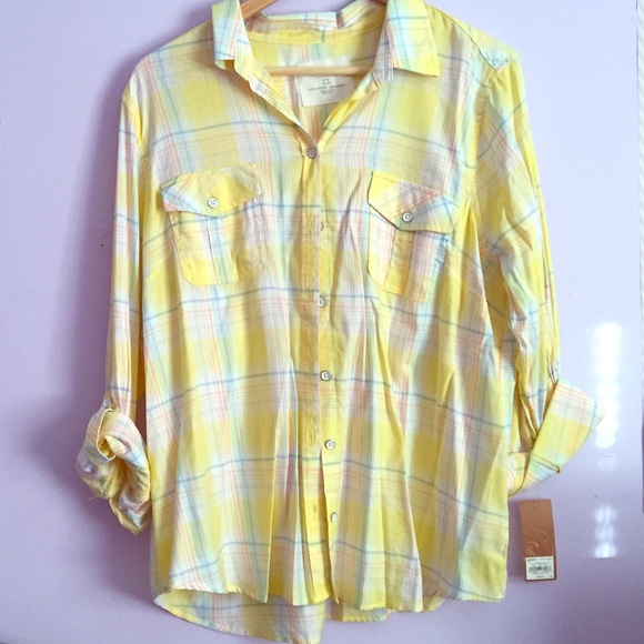 Yellow Plaid Shirt