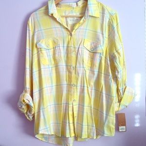 Yellow Plaid Shirt