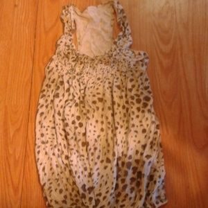 Leapored print tank top