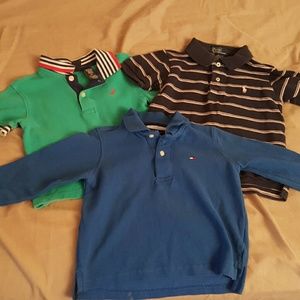 Nautica, Ralph Lauren polo, and Tommy Hilfiger 2t