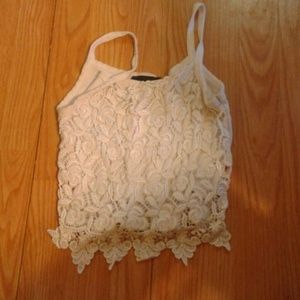 Lace crop top