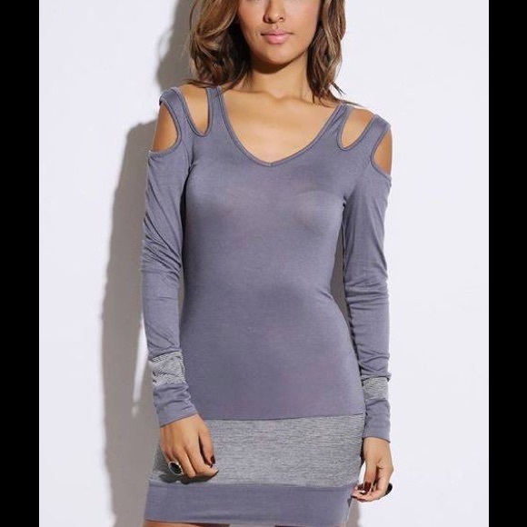 Brand new grey cotton dress - Picture 4 of 4