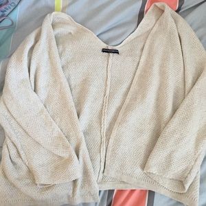 Cream Brandy cardigan