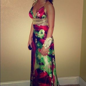 Beautiful Floral Formal Gown