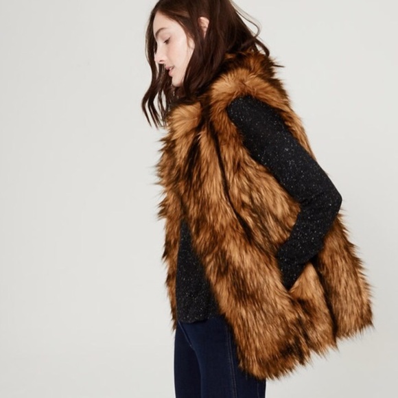 LOFT Jackets & Blazers - LOFT Faux Fur Vest