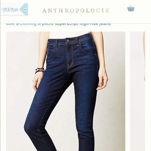 Pilcro high waisted jeans
