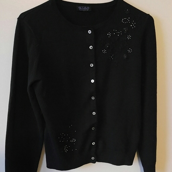 Star City retro style beaded cardigan - Picture 1 of 4