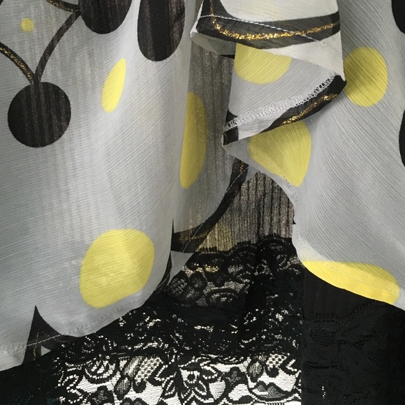 Sugar Lips Atelier Small Grey/Black/Yellow Dress - Picture 2 of 4