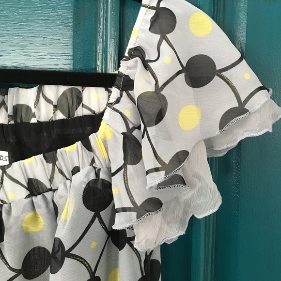 Sugar Lips Atelier Small Grey/Black/Yellow Dress - Picture 3 of 4