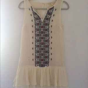 Bohemian style mini dress