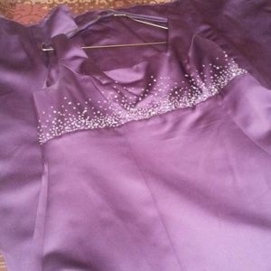 Purple dress with sequins