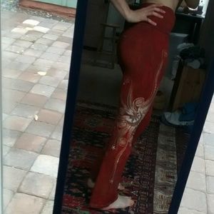 Hippie yoga pants