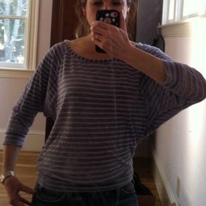 Splendid  3/4 sleeve striped shirt