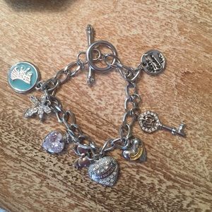 Never worn Juicy Couture charm bracelet