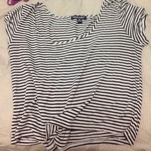 Striped crop top