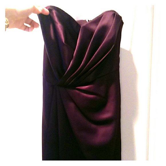 Plum/burgundy evening dress
