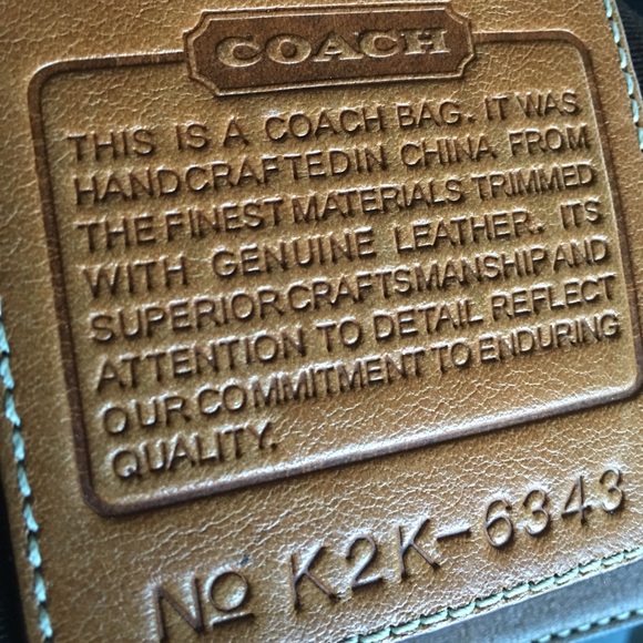 Coach Signature Brown Purse K2K-6343 - Picture 3 of 4