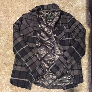Warm button down jacket