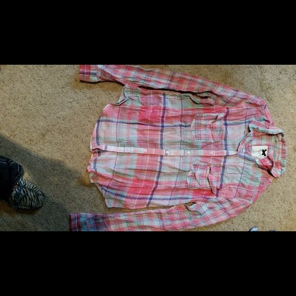 Gilly hicks long sleeve flannel