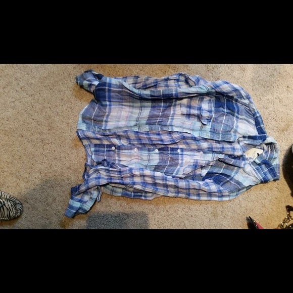 Gilly hicks long sleeve flannel