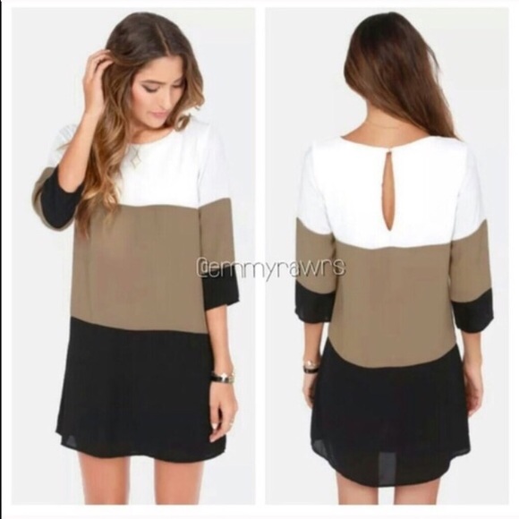 Dresses & Skirts - LAST- The EDIZA Classy Colorblock Dress