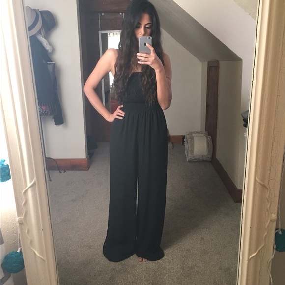 Lace top jumpsuit
